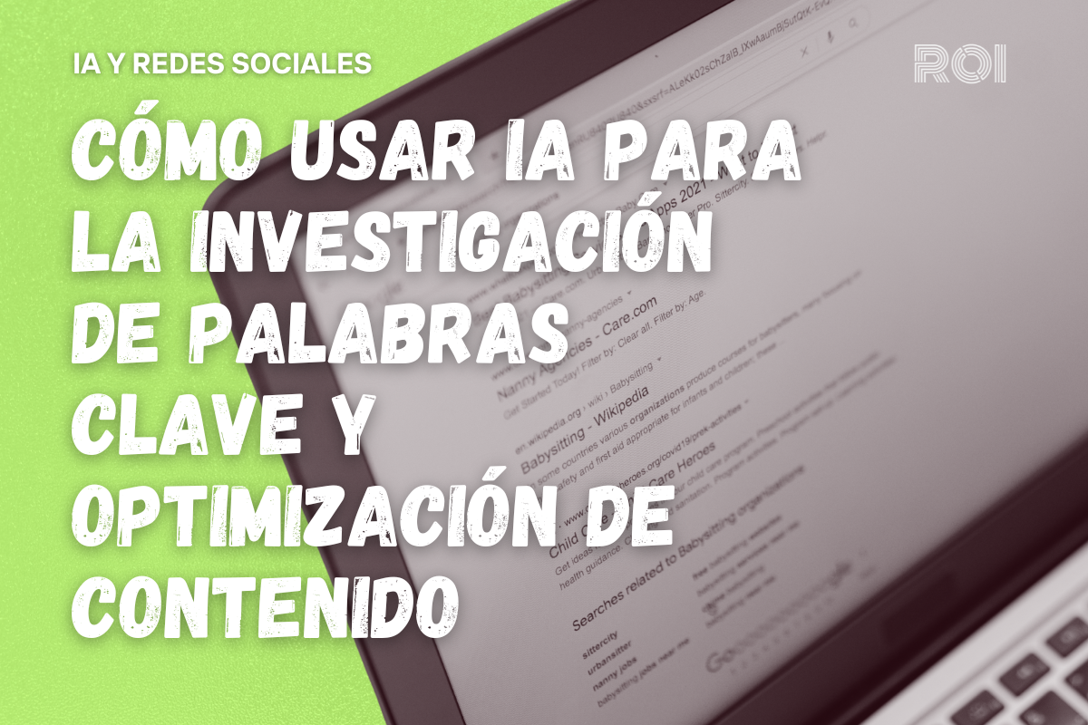 cómo usar ia para investigación de palabras clave